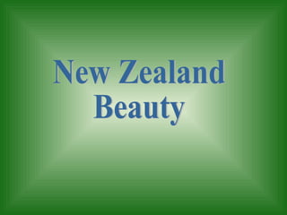 New Zealand Beauty 