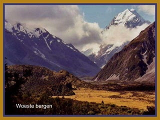 Mount Cook Woeste bergen 