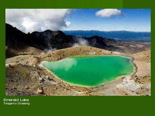 Emerald Lake  Tongariro Crossing  