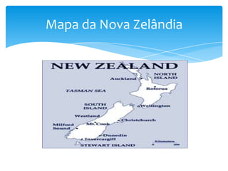 Mapa da Nova Zelândia
 