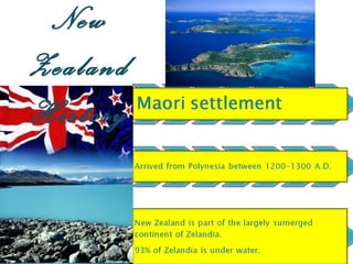New
Zealand
History
 