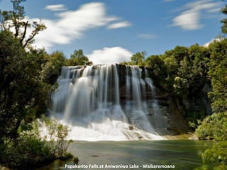 Papakorito Falls at Aniwaniwa Lake - Waikaremoana 