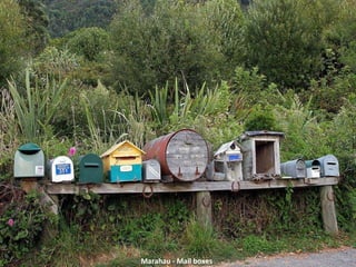 Marahau - Mail boxes 
