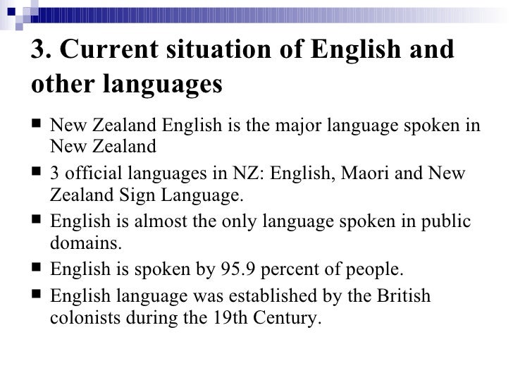 New zealand english