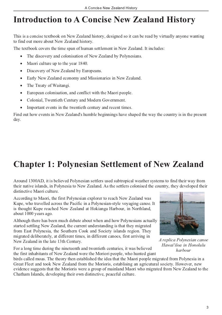 New zealand history