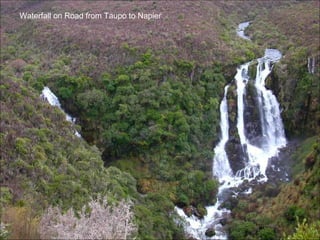 Waterfall on Road from Taupo to Napier 