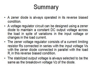 zener diode presentation