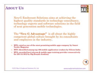 Nex-G Skills Development | PPT