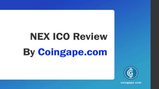 NEX ICO Review and Analysis