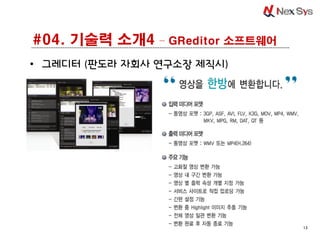 [Nex-] 넥시스 회사소개서_shawn-2015.03.12_ver1.1 | PDF