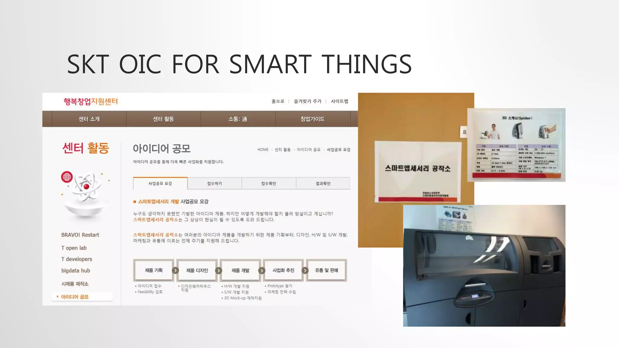 SKT OIC FOR SMART THINGS
 