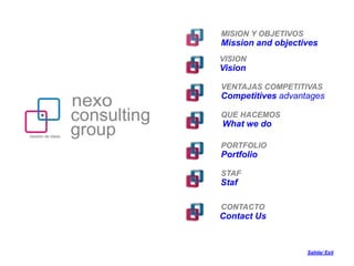 Nexo Consulting Group Nuevo | PPTX