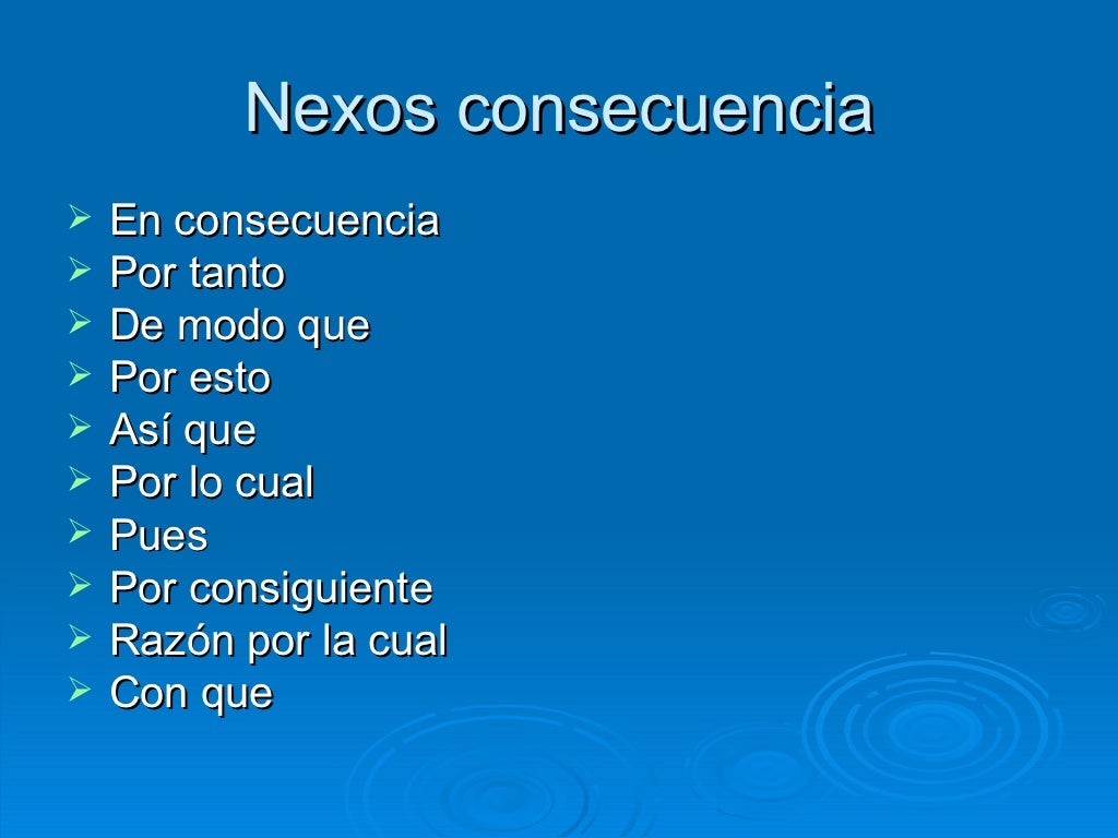 NEXOS QUE INTRODUCEN IDEAS”.