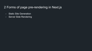 Next.js Introduction | PDF