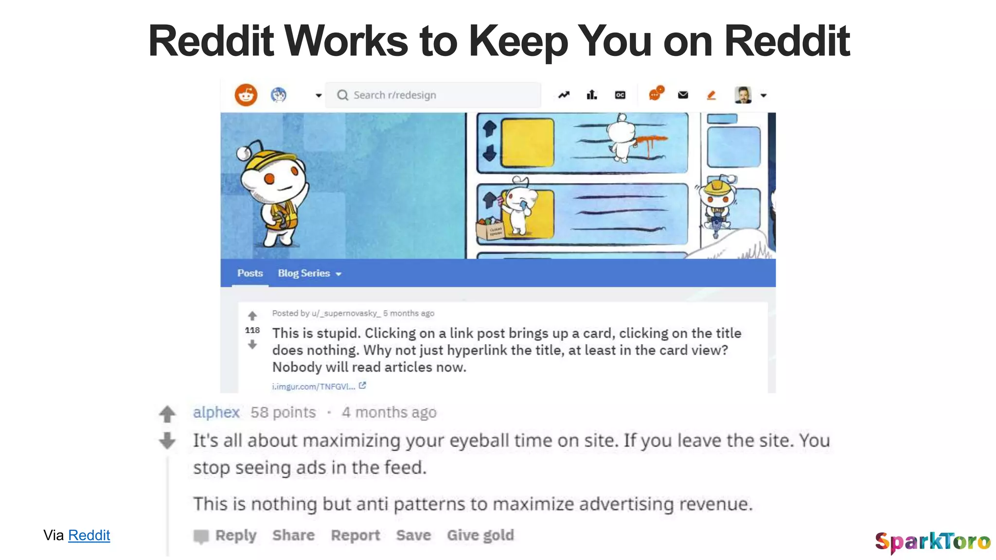 Reddit Works to Keep You on Reddit
Via Reddit
 