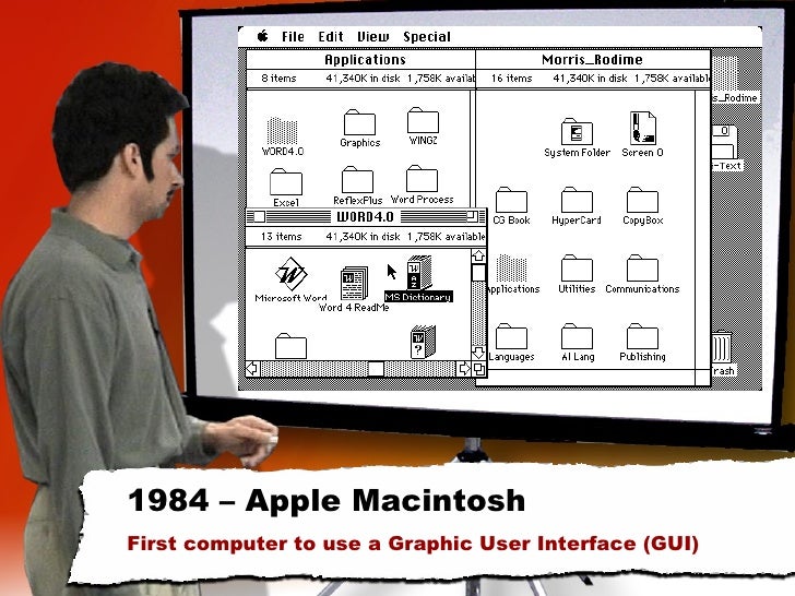 1984 – Apple Macintosh First