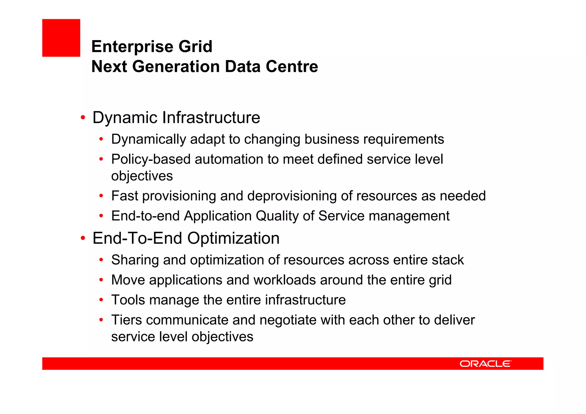 Next Generation Datacenter Oracle - Alan Hartwell