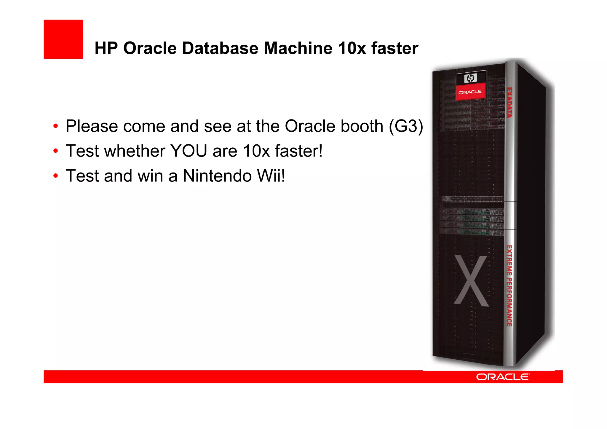 Next Generation Datacenter Oracle - Alan Hartwell