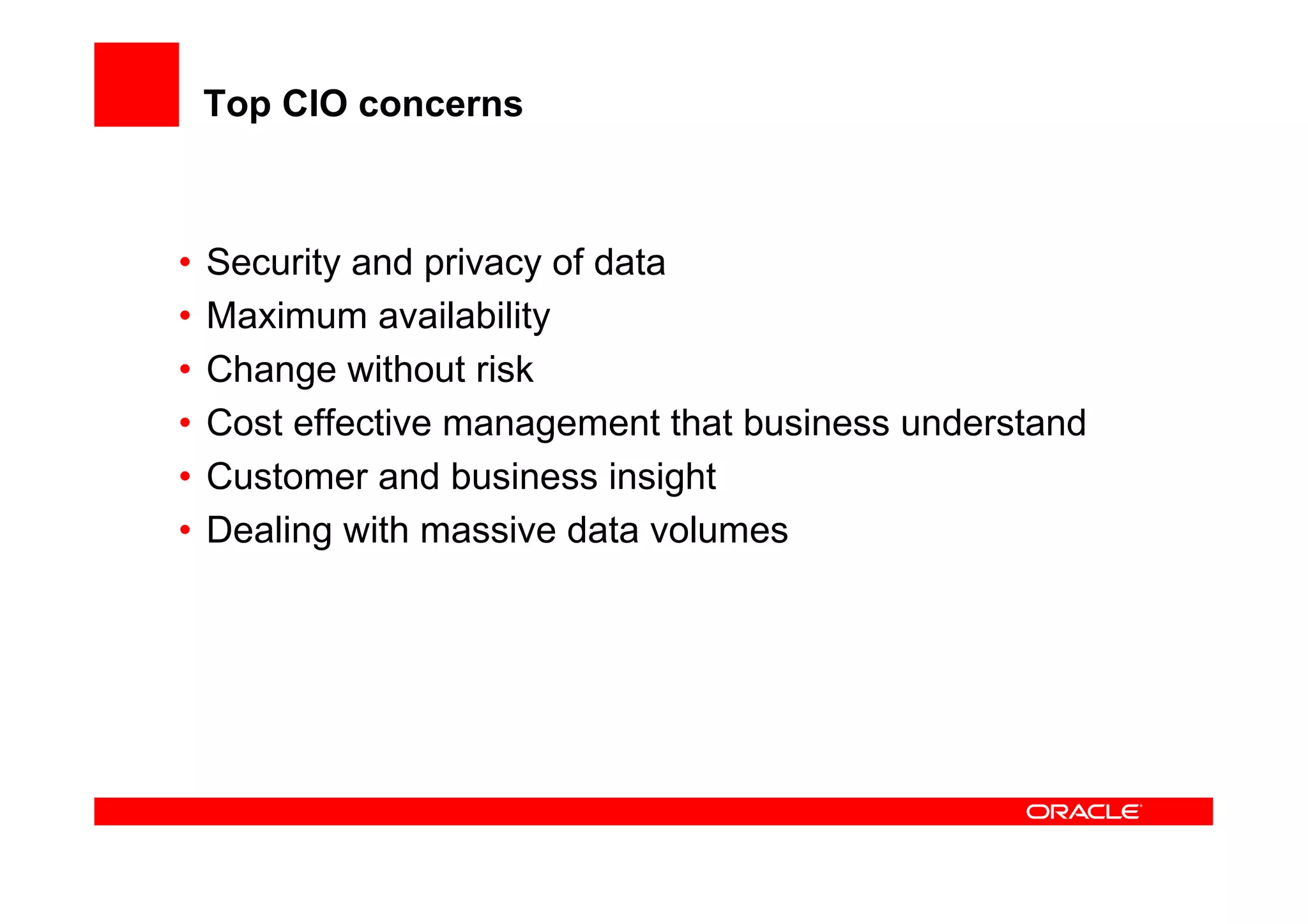 Next Generation Datacenter Oracle - Alan Hartwell