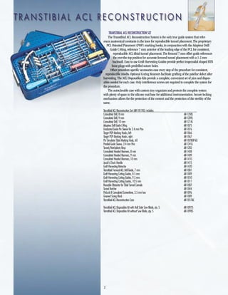 Next generation-in-knee-ligam...tion-repair-technology[1] | PDF