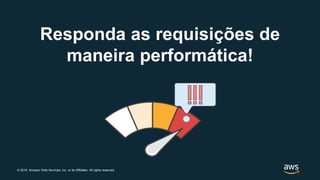 © 2019, Amazon Web Services, Inc. or its Affiliates. All rights reserved.
Responda as requisições de
maneira performática!
 