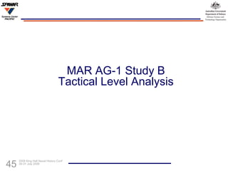 MAR AG-1 Study B Tactical Level Analysis 
