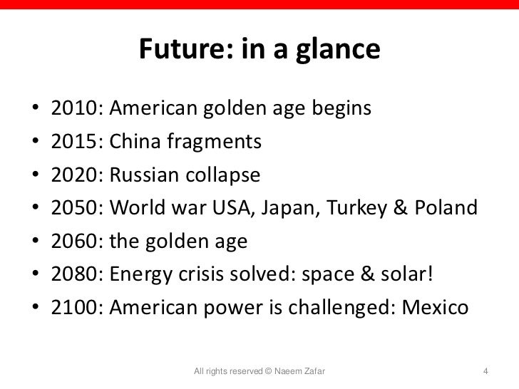 The Next 100 Years >> Next 100 Years The Next 100 Years >> Next 100 Years