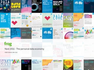 Next 2011 - The personal data economy
FABIO SERGIO, MAY 2011
 