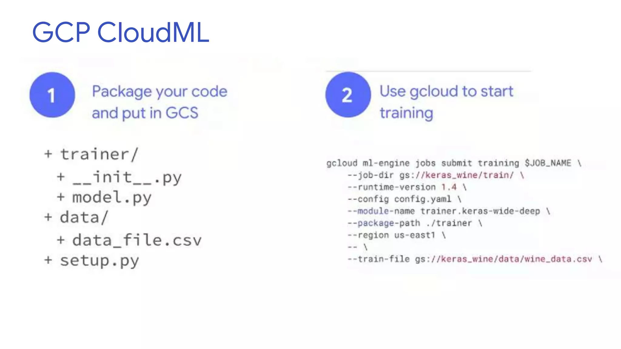 GCP CloudML
 