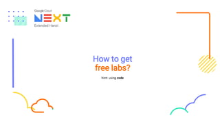 How to get
free labs?
hint: using code
 