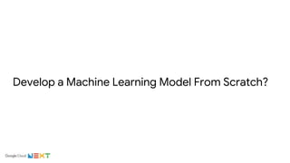 Develop a Machine Learning Model From Scratch?
 