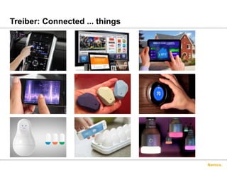 Namics.
Treiber: Connected ... things
 