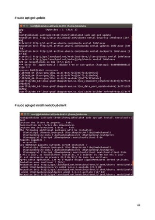 44
# sudo apt-get update
# sudo apt-get install nextcloud-client
 
