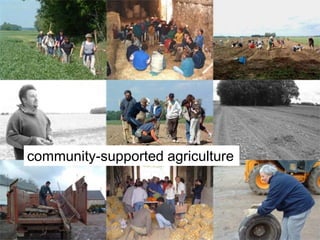 community-supported agriculture
 