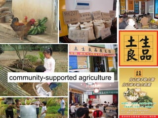 community-supported agriculture
 