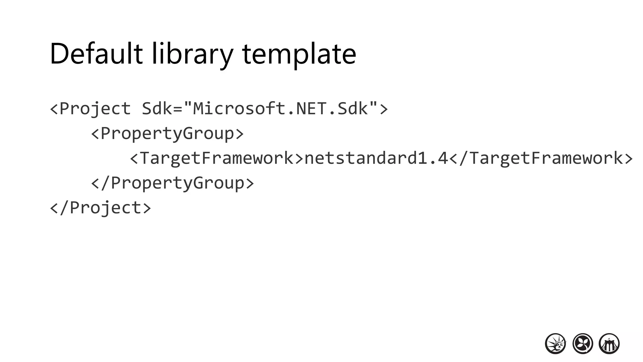 Default library template
 