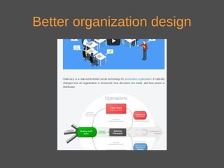 Better organization design
 