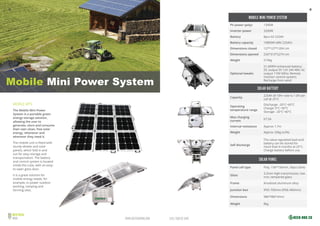 Groundbreaking Multi-Input Power System, mobile solar power systems ...