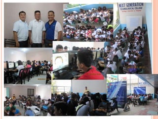 The Next Generation's Intervention to Philippines K-12 and ALS program