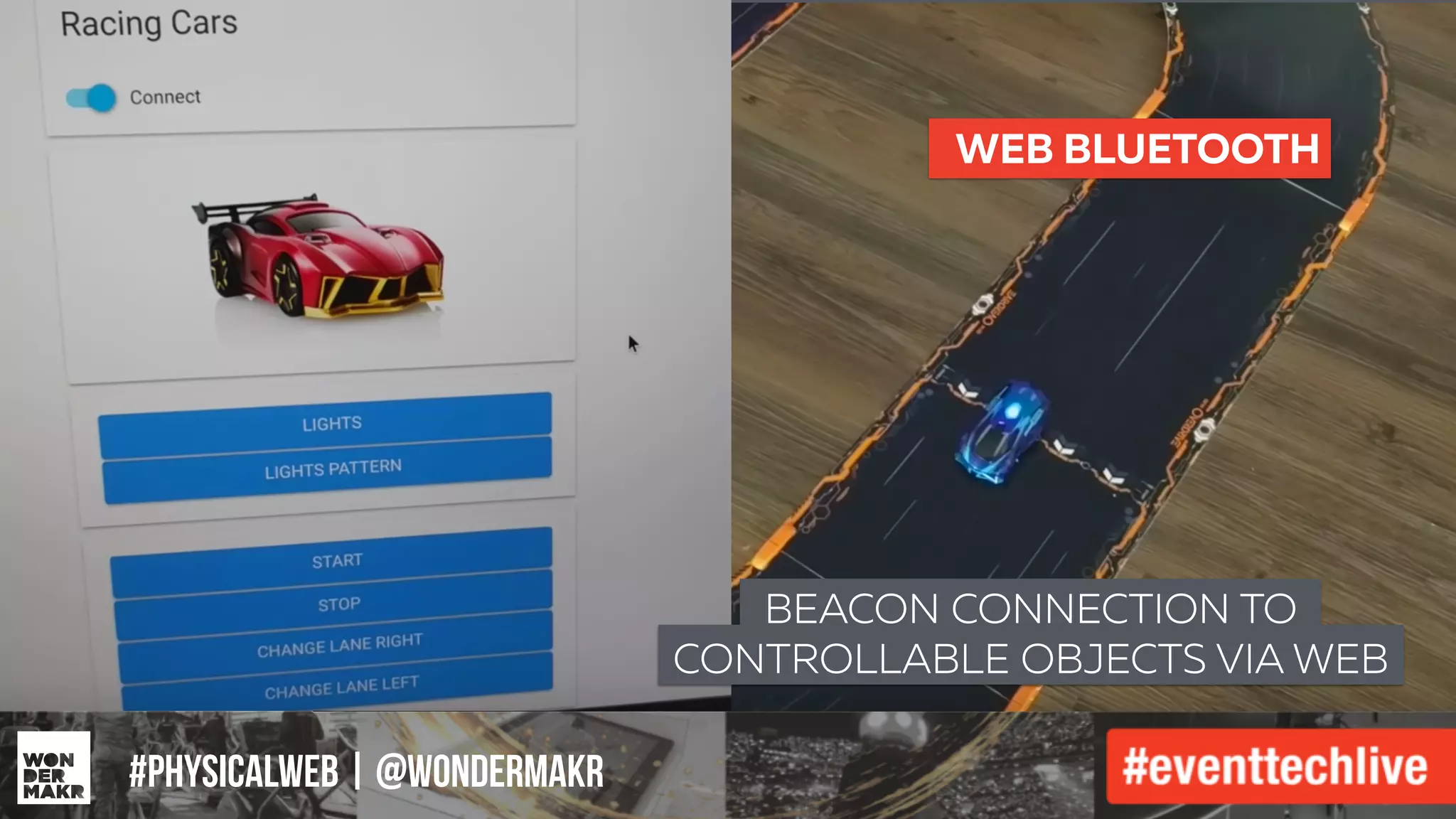 #IFCADC | #INNOVATION#physicalweb | @wondermakr
BEACON CONNECTION TO
CONTROLLABLE OBJECTS VIA WEB
WEB BLUETOOTH
 