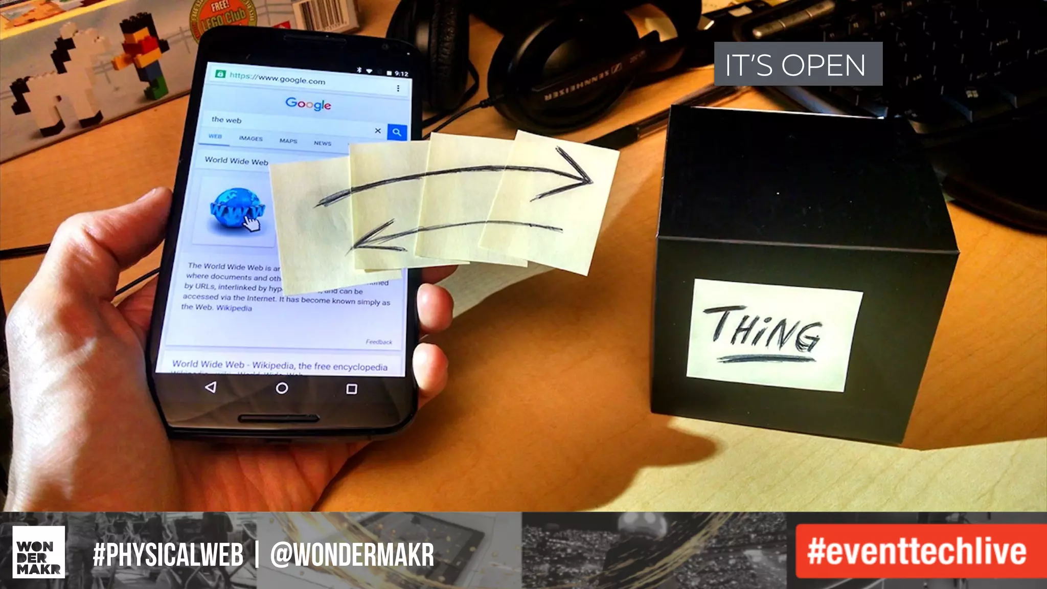 #IFCADC | #INNOVATION#physicalweb | @wondermakr
IT’S OPEN
 