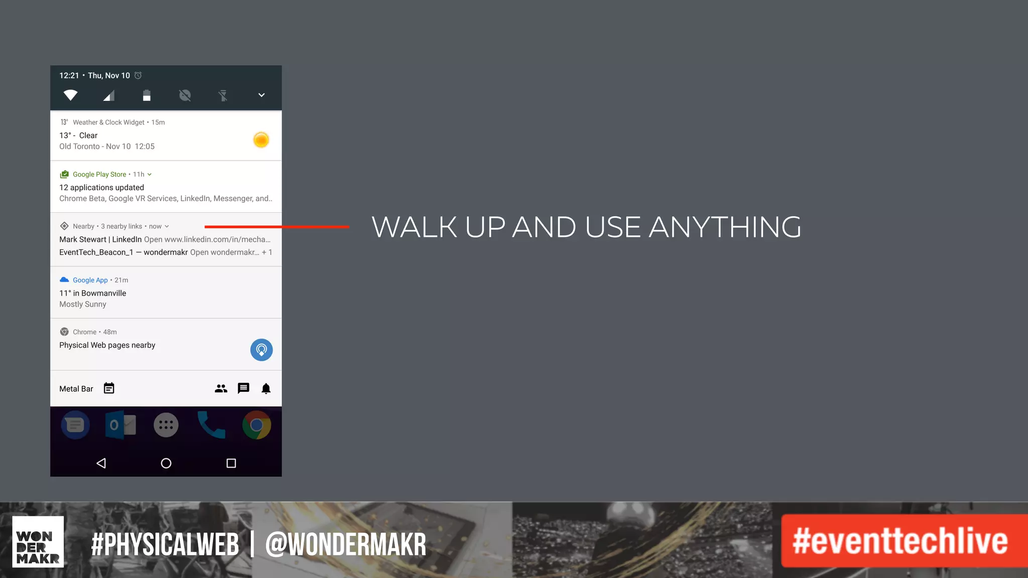 #IFCADC | #INNOVATION#physicalweb | @wondermakr
WALK UP AND USE ANYTHING
 