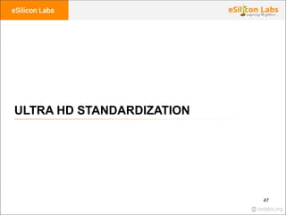 47
ULTRA HD STANDARDIZATION
 