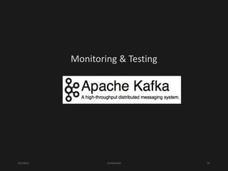 4/5/2016 Confidential 32
Monitoring & Testing
 