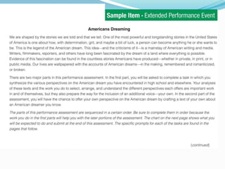 Next generation assessments