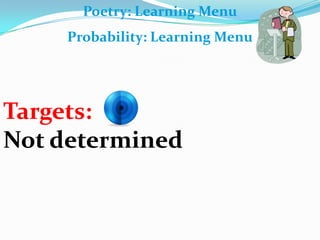 Story Response:  Choice Board(Triarchic Intelligences)TARGET:I can describe the theme or message that a writer or author wants to communicate.