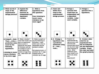 Story Elements: Tic-Tac-Toe Board(Auditory, Visual, Kinesthetic)Target:  I can describe the elements of a story (characters, setting, plot).