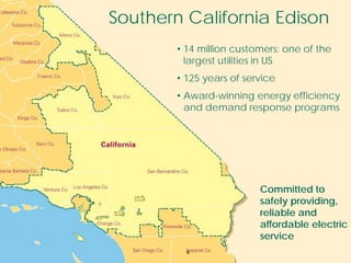 Energy Storage: New Capabilities for the Electric Grid – The Tehachapi Energy Storage Project