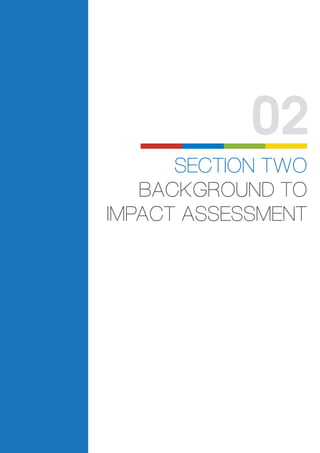 SECTION TWO
BACKGROUND TO
IMPACT ASSESSMENT
02
 