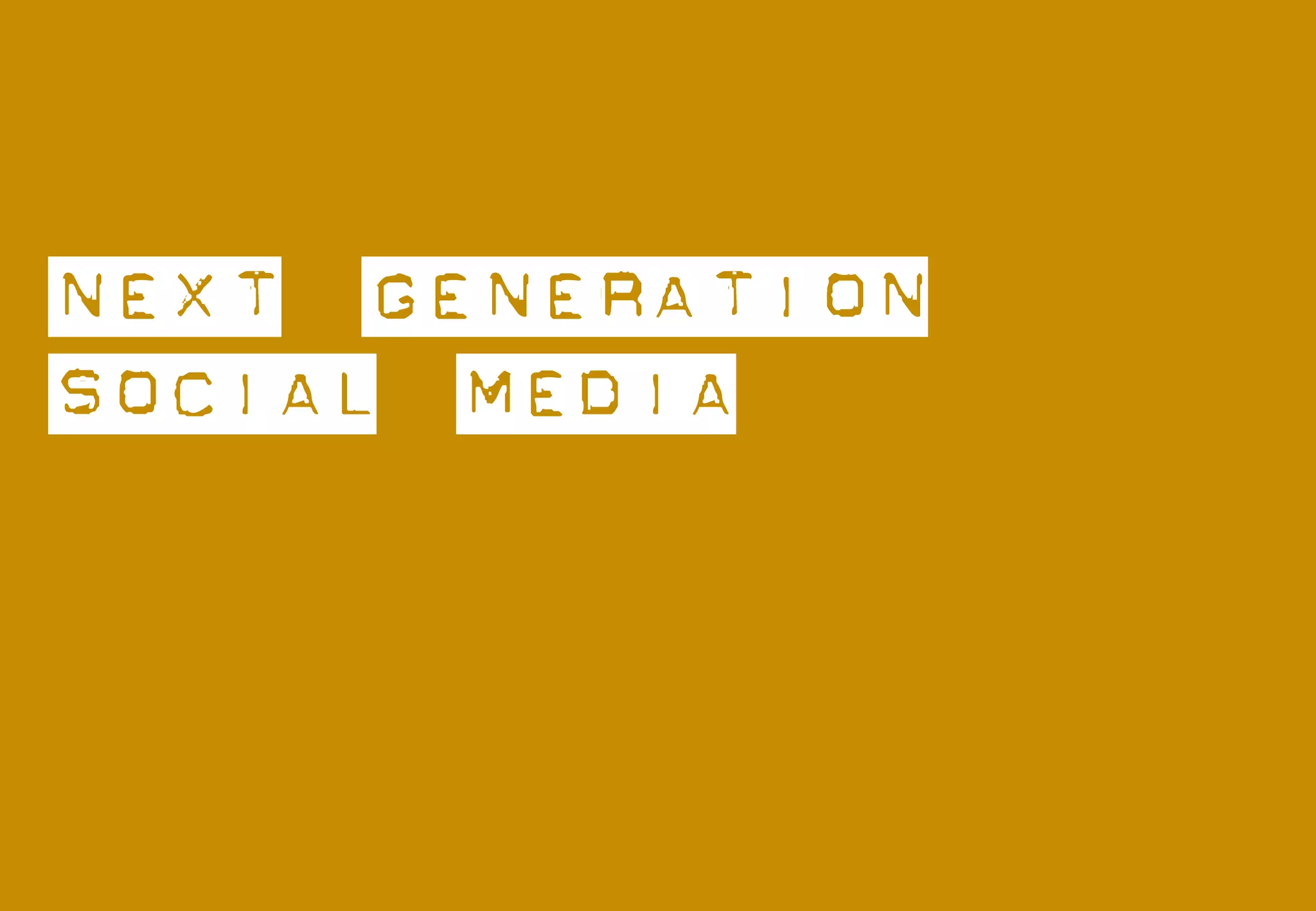 Next
                             Generation
                            Content




Property of Aegis Media. All rights reserved.
 